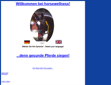 Tablet Screenshot of horsewellness.de